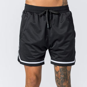 Pantalones cortos de baloncesto de malla para hombre con logotipo personalizado, nuevo diseño, pantalones cortos de baloncesto con cordón en la cintura para hombre, para chicos. - Product Image 4