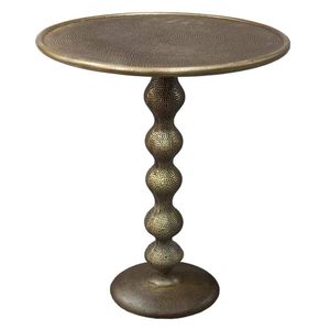 Heavy Duty Metal Side Table With Thick Iron <b>Frame</b> For Long Lasting Use In Residential And Commercial Spaces - Product Image 4