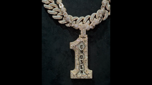 Collier personnalisé avec pendentif lettre en moissanite, breloque prénom en argent 925, plaque nominative émaillée style Hip Hop, certifié par un tiers, unisexe - Product Image 3
