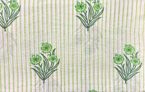 Tela ligera de algodón estampada a mano de la India, tela de algodón suave con estampado a mano, proveedor mayorista de exportación, proveedor de pedidos al por mayor - Product Image 3