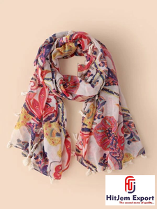 Luxury Printed Long <b>Scarf</b> Soft Fabric Head <b>Scarf</b> Custom Printing Low MOQ OEM ODM Custom Fabric Manufacturer - Product Image 2