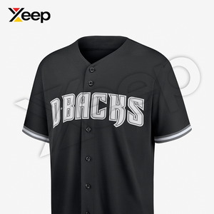 เสื้อเบสบอลผู้ชาย XEEP Customize รุ่น XC-BBU-27 ผ้าโพลีเอสเตอร์ พิมพ์ลายด้วยความร้อน แขนสั้น ระบายอากาศได้ดี ทรงสปอร์ต - Product Image 2