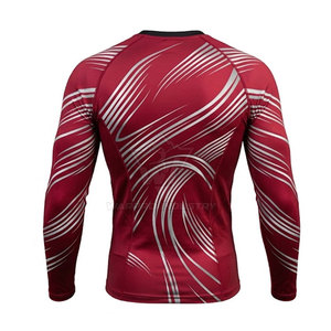 Camiseta Deportiva de Compresión Dinámica para Hombre, Manga Larga, Transpirable, de Secado Rápido, con Tejido Elástico de Alto Rendimiento - Product Image 3