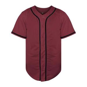 Proveedor de Camisetas de Béisbol de Poliéster Serigrafiadas para Equipos de Club, Ofrece Servicios de Fabricación a Granel con Logotipo Personalizado OEM - Product Image 1