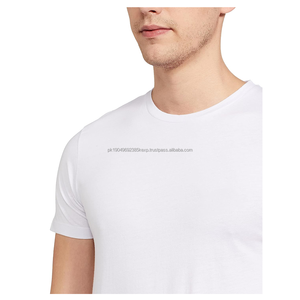 Camiseta de Verano para Hombre, Estilo Urbano, 100% Algodón, Corte Ajustado, Manga Corta, Ligera, Tejido de Punto, Impresión Digital, en Oferta - Product Image 3
