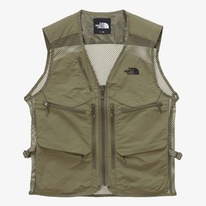 Gilet en maille The North Face vert olive, séchage rapide, unisexe, équipement de plongée pour lacs et rivières - Product Image 1
