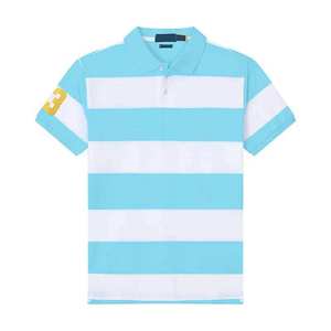 เสื้อโปโลผ้าฝ้ายดีไซน์ใหม่คุณภาพพรีเมียมสำหรับผู้ชาย ทรงเข้ารูป ระบายอากาศได้ดี รับสกรีนโลโก้ มีไซส์พลัสไซส์ - Product Image 2