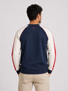 <b>Men's</b> Slim Fit Sweatshirt Crew Neck Stretch Cotton Blend Long Sleeve Casual <b>Pullover</b> Smart Casual Athletic Gym Comfortable Light - Product Image 3