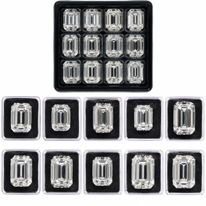 Diamantes Sueltos Cultivados en Laboratorio, Corte Esmeralda VVS, de 10 a 12 Quilates, Certificados por IGI, Corte Excelente, Precio de Fábrica al por Mayor - Product Image 4