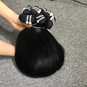 Extensiones de cabello humano vietnamita liso natural, peluca frontal de encaje de Color negro, pelucas frontales de encaje de pelo de trama natural - Product Image 4