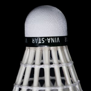 Professional VinaStar Exporting Grade Shuttlecock Natural White Goose Feather <b>Badminton</b> Ball High Durability Stable Trajectory - Product Image 2