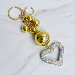 Porte-clés en cristal It Girl Glam Heart Bauble - Product Image 2