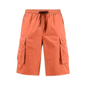 Mens Knee <b>Cargo</b> Shorts Quick Dry Drawstring Stretch Elastic Waist Athletic Casual <b>Work</b> Short Pockets Oxford Fabric 95%Polyester - Product Image 1