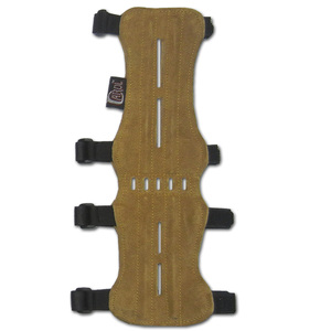 Protège-bras traditionnel pour la chasse à l'arc – en cuir de vache véritable, réglable, pour le tir en plein air, compatible ambidextre - Product Image 4
