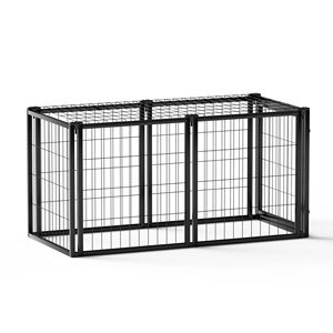 Cage intérieure noire pour animaux de compagnie de 47.2 \ ", petit chenil et parc pour chiots de 22 \" W X 24 \ "H - Product Image 1