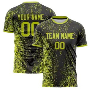 Ensemble complet d'uniformes de football personnalisés par sublimation : maillot, short, chaussettes, nom de l'équipe, logo, numéro, respirant, kit de match pour club, OEM - Product Image 1