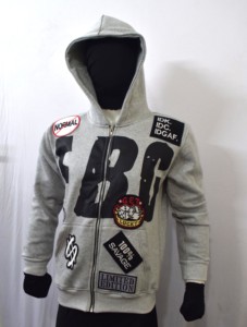 Sweat-shirts à capuche pour hommes à manches régulières avec patch brodé personnalisé, 100% coton molletonné, imperméables, nouvelle collection, vente flash - Product Image 1