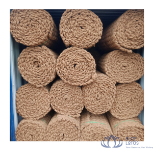 [BEST SELLING] BLUE LOTUS Coir <b>Mat</b> Doorstep Dust Removal <b>Floor</b> Protection Everyday Handmade Camping Eco-Friendly PET Friendly - Product Image 1