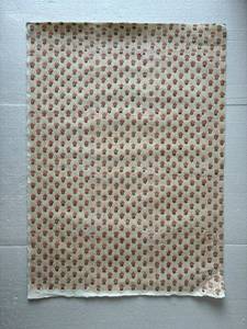 Papel de Regalo de Algodón Estampado a Mano, Hojas de Papel Artesanal con Diseño Floral, Papel Decorativo Ecológico - Product Image 4