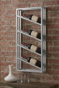 Estante de pared para botellas de metal con acabado dorado, perfecto para bares, comedor y cocina. Diseño premium, ideal como regalo. - Product Image 5