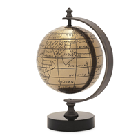 Base para Globo Terráqueo de Latón, Hecha a Mano, Duradera, de Alta Calidad, Moderna, con Temática Artística Antigua/Vintage, Educativa, Personalizable en Tamaño