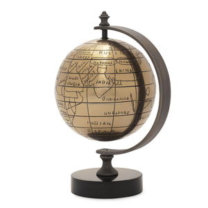 Base Giratoria para Globo Terráqueo Antiguo, Globo Terráqueo de Lujo, Modelo Decorativo para Interiores, Artículos para el Hogar y la Oficina, Perfecto para Regalos - Product Image 5