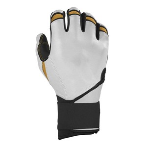 Gants de frappe en cuir blanc rembourrés avec fermeture auto-agrippante, unisexes, pour entraînement adulte - Product Image 3