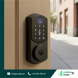 Sudex K30 Mzd TTLock Digital <b>Smart</b> Door <b>Lock</b> Tuya WiFi Rose Gold Wireless Security Keyless Room Access Control Pro Hotel - Product Image 1