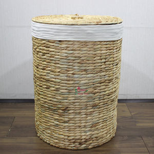 Artex Dong Thap Factory Seagrass Cesta artesanal Organización de ropa Caja de almacenamiento para decoración del hogar - Product Image 3