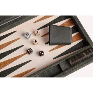Luxury PU Leather <b>Backgammon</b> Board Game Premium Quality Custom Educational Board <b>Backgammon</b> Games Adult Family Travel Gift - Product Image 2