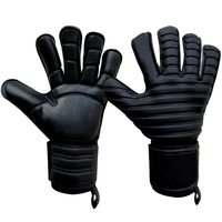 Gants de gardien de but professionnels pour le football, antidérapants, fermeture auto-agrippante, unisexes, pour l'entraînement et les matchs en extérieur, paume à haute adhérence