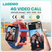 LAGENIO Montre connectée pour enfants K9 AI en promotion avec GPS, LBS, WIFI, A-GPS, SOS, mode classe, étanche IP68, CE, 4G