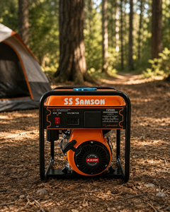 เครื่องกำเนิดไฟฟ้าพกพา SS Samson 1200i อินเวอร์เตอร์ 4.5 แรงม้า เครื่องยนต์เบนซิน 4 จังหวะ หน้าจอ LED สตาร์ทด้วยระบบดึงกลับ 120V 60Hz สำหรับใช้งานกลางแจ้ง - Product Image 1