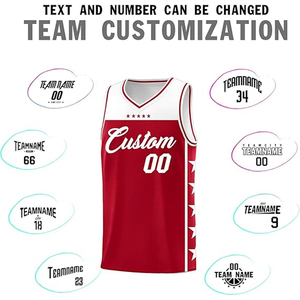 Ensemble de maillots de basket-ball personnalisés, impression numérique, 100% polyester, logo de l'équipe, nom, numéro, club universitaire, entraînement, salle de sport, vêtements de sport sur mesure - Product Image 4