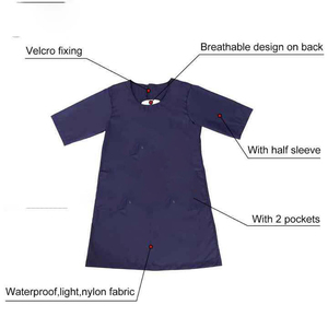 Tablier de toilettage pour animaux de compagnie avec logo personnalisé, veste professionnelle pour toilettage de chiens avec poche - Product Image 5