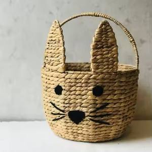 Panier en forme de chat en jacinthe d'eau - Product Image 3