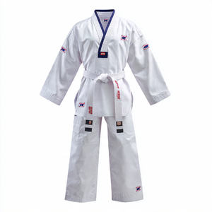 Uniforme de Taekwondo al por Mayor para Mujer, Traje de Taekwondo de Alta Calidad para Combate, Ropa de MMA para Mujer, Uniforme de Entrenamiento de Taekwondo para Luchadora - Product Image 3