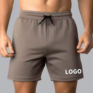 Shorts de sport en coton pour hommes, shorts en molleton confortables, shorts de jogging athlétiques pour hommes, pantalons de survêtement courts - Product Image 1