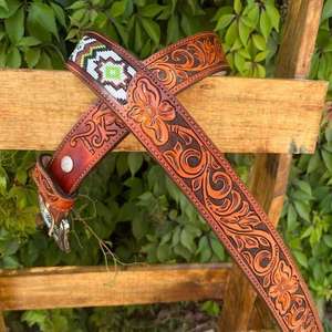 Cinturones de Cuero 100% Genuino de los Mejores Fabricantes, Diseño Western Hecho a Mano para Hombres y Mujeres, Conjuntos de Regalo Personalizados y Modernos - Product Image 2