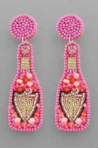 Pendientes de Moda con Diseño Nuevo para Mujer, Color Personalizado, Forma de Corazón, Pendientes de Alta Gama de la India para Mujer - Product Image 4