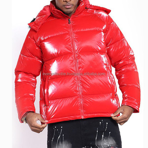 Custom Winter Fashion Men's Eco-Friendly Windproof Puffer Jacket with Stand Collar Warm & Comfortable - Product Image 6