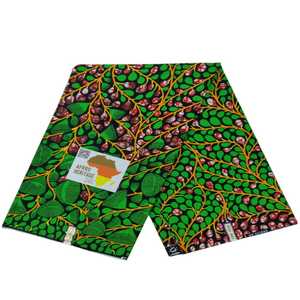 Tela Africana de Primera Calidad con Estampado de Cera 100% Algodón, 6 Yardas, con Patrón Geométrico, Antiestática, Transpirable, para Decoración del Hogar - Product Image 3