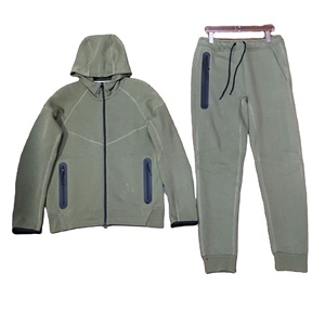 Ensemble de survêtement léger et respirant pour homme, en polaire léopard, avec capuche, 2-en-1, en polyester et coton, séchage rapide, idéal pour l'hiver - Product Image 4