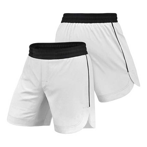 Shorts de combat MMA de haute qualité, confortables, à séchage rapide, respirants, décontractés, non tissés, à taille élastique, 100% polyester, teinture unie - Product Image 5