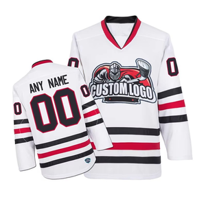 Jersey de Árbitro de Hockey sobre Hielo Sublimado de Malla de Poliéster Transpirable de Alta Calidad con Cuello en V para Hombre de Alta Intensidad - Product Image 6