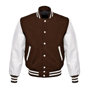 High Quality Winter Letterman Varsity <b>Jacket</b> with Front Embroidery Woolen Fabric Solid Color Comfortable & Durable for <b>Men</b> - Product Image 1