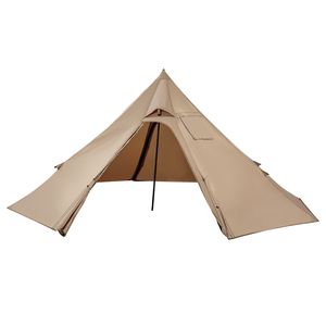Tenda Invernale per 2 Persone con Apertura per Stufa, Impermeabile in Tela di Cotone, Tenda da Campeggio Portatile per Tutte le Stagioni - Product Image 1