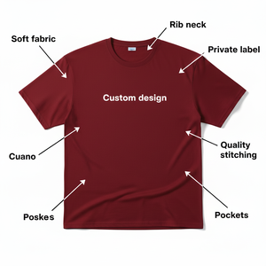 T-shirt Homme Oversize Vintage en Coton 270 GSM, Tissé, Personnalisable, Écologique, avec Impression de Logo – Vente Flash - Product Image 3