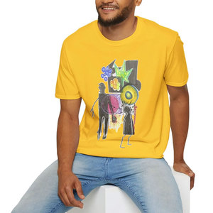 T-shirt pour homme, imprimé DTF, design tendance, manches courtes, tissu doux, couleur personnalisée, confortable pour tous les jours - Product Image 2