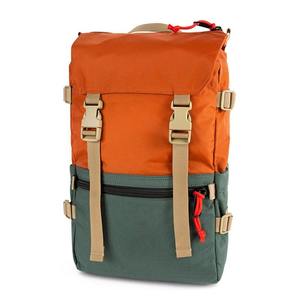 Mochila de Viaje de Lona Encerada de Moda, Diseño Enrollable, Capacidad de 20-35L, Unisex, para Actividades al Aire Libre, Cierre de Cremallera, Resistente al Agua - Product Image 1